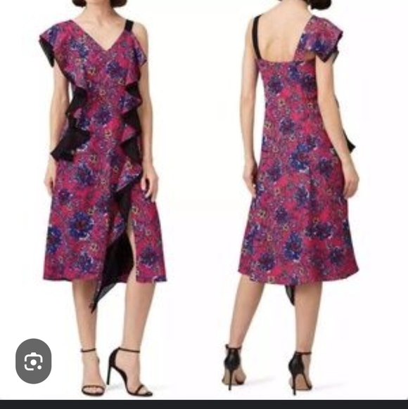 Prabal Gurung Assymetrical Dress - Picture 2 of 9